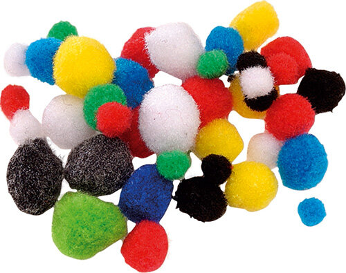 Pompoms 8-20mm set