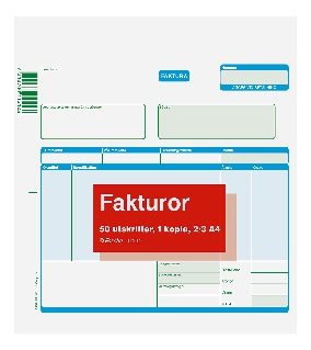 Blankett faktura A4 2X50